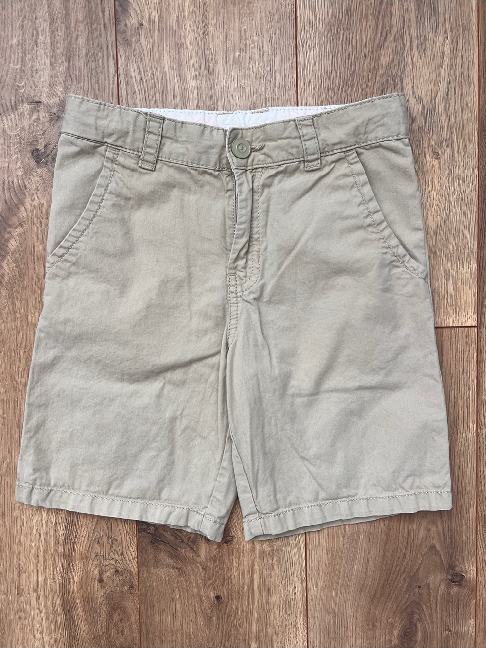 Cat & Jack Light Khaki Flat Front Boy’s Shorts
